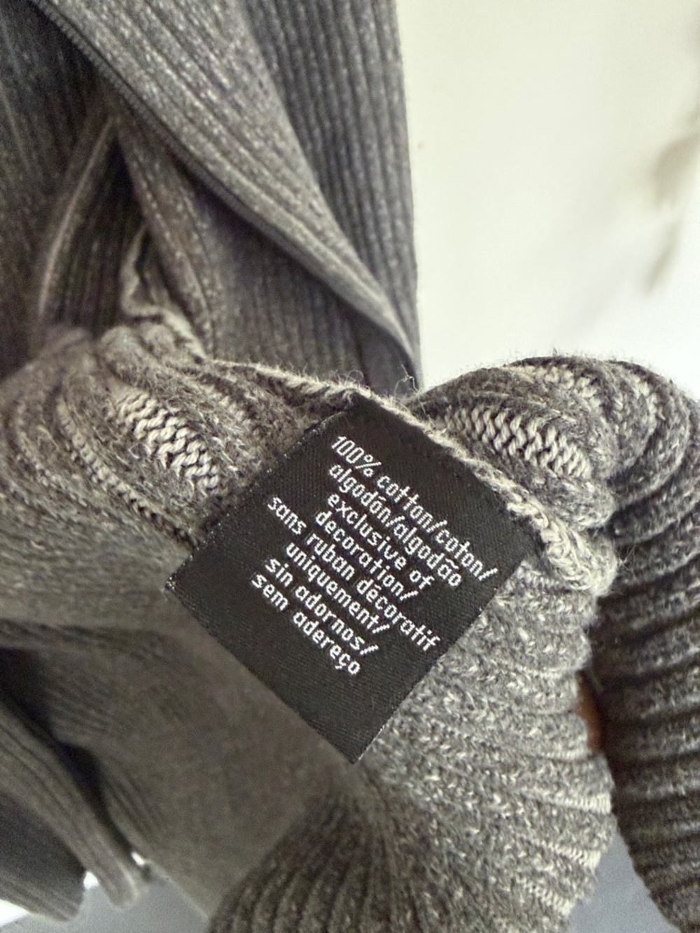 Calvin Klein Ribbed Zip-Up Sweater - Picture 5 of 5